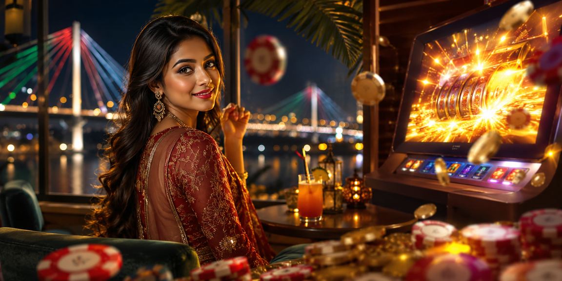 বরিশালে ঈদ উৎসবে স্লট গেম উপভোগ করছেন একজন ব্যবহারকারী